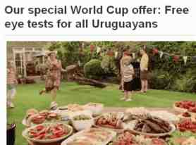 free eye test for-uruguayans advert