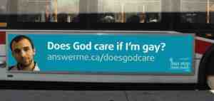 gays in christinity advert