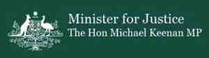 australia minister justice logo
