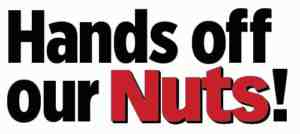 hands off our nuts logo