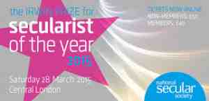 secularist of the year 2015 logo