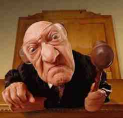 angry judge