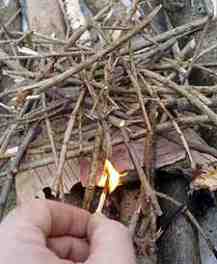 kindling