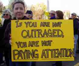 outraged