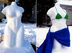 snow lady