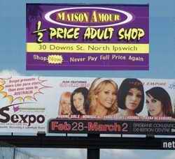 Sexpo and shop posters