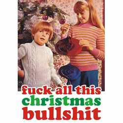 Christmas Bulshit card