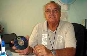 Village Chief Censor displays DVD