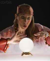 Gypsy and her crystal ball