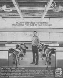 Intel advert