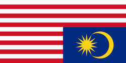 inverted Maaysia flag