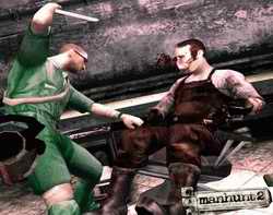 Manhunt 2 scene with knife