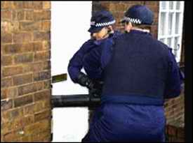 Police raid house