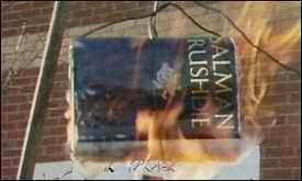 Book burning: Satanic Verses