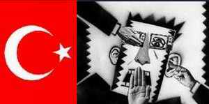Turkey gag protest