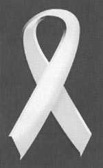 white ribbon