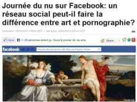 facebook nude protest