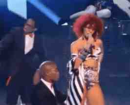 rihanna on x factor video
